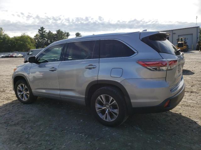 5TDJKRFH2FS122204 - 2015 TOYOTA HIGHLANDER XLE SILVER photo 2