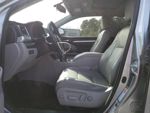 5TDJKRFH2FS122204 - 2015 TOYOTA HIGHLANDER XLE SILVER photo 7