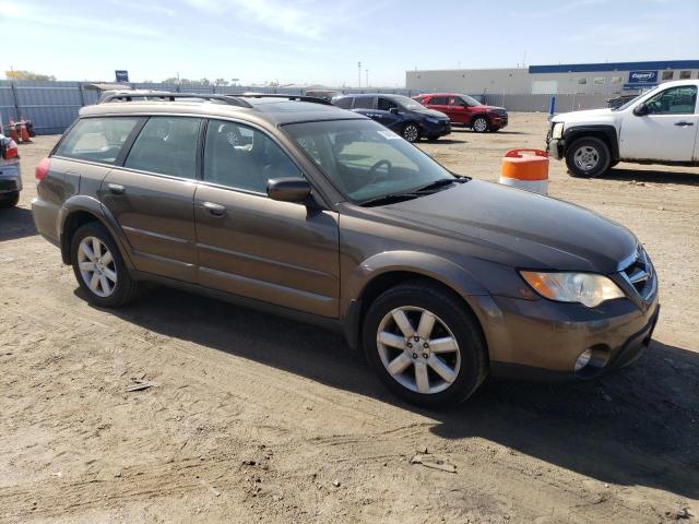 4S4BP62C487331421 - 2008 SUBARU OUTBACK 2.5I LIMITED BROWN photo 4