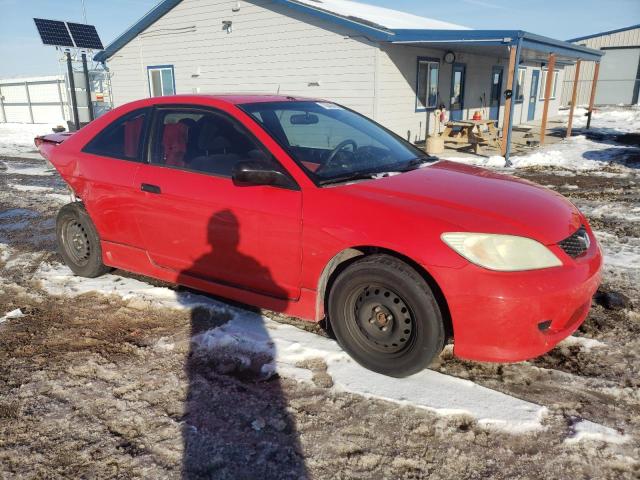 1HGEM22114L040217 - 2004 HONDA CIVIC DX VP წითელი ფოტო 4