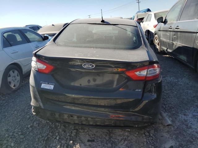 3FA6P0H74DR174544 - 2013 FORD FUSION SE BLACK photo 6