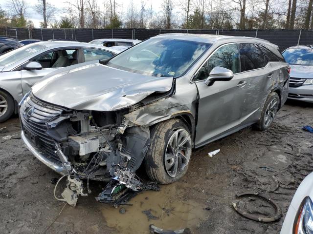 JTJDZKCA9J2009693 - 2018 LEXUS RX 350 L SILVER photo 1