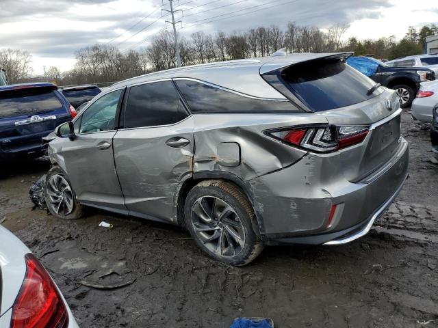 JTJDZKCA9J2009693 - 2018 LEXUS RX 350 L SILVER photo 2