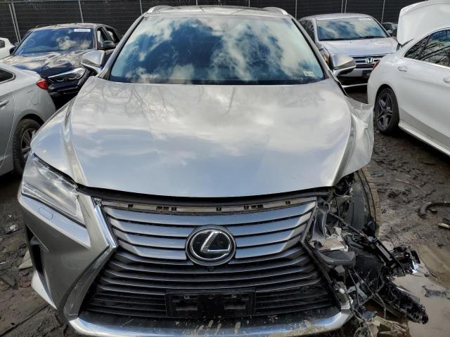 JTJDZKCA9J2009693 - 2018 LEXUS RX 350 L SILVER photo 5