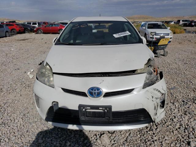 JTDKN3DU4D5649818 - 2013 TOYOTA PRIUS WHITE photo 5