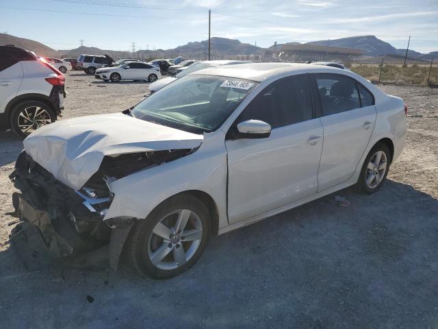 3VWLL7AJ2BM089944 - 2011 VOLKSWAGEN JETTA TDI WHITE photo 1