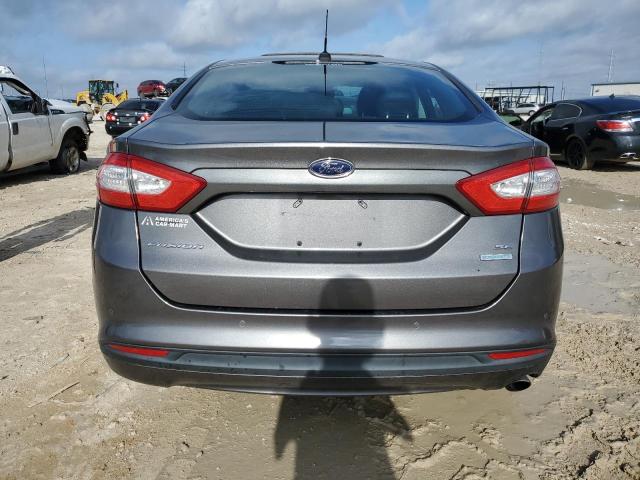 1FA6P0HD7E5404345 - 2014 FORD FUSION SE GRAY photo 6