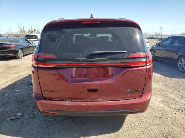 2C4RC1S72MR526866 - 2021 CHRYSLER PACIFICA HYBRID LIMITED BURGUNDY photo 6