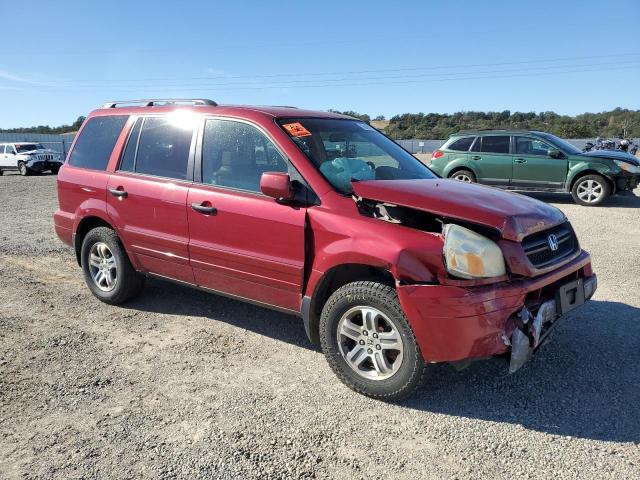 2HKYF186X4H590992 - 2004 HONDA PILOT EXL RED photo 4