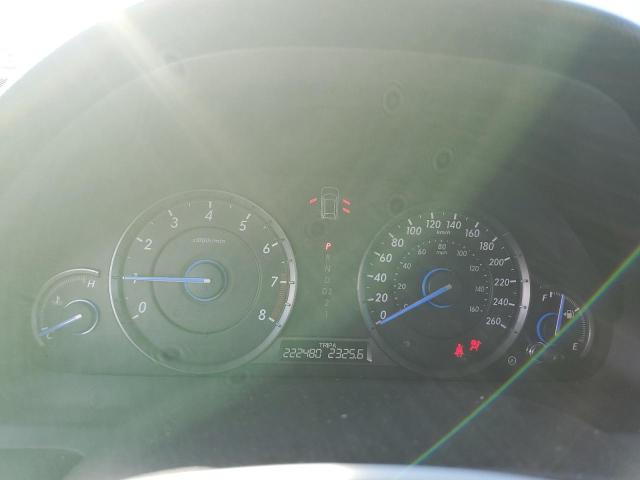 5J6TF2H55CL801026 - 2012 HONDA CROSSTOUR EXL ვერცხლისფერი ფოტო 9