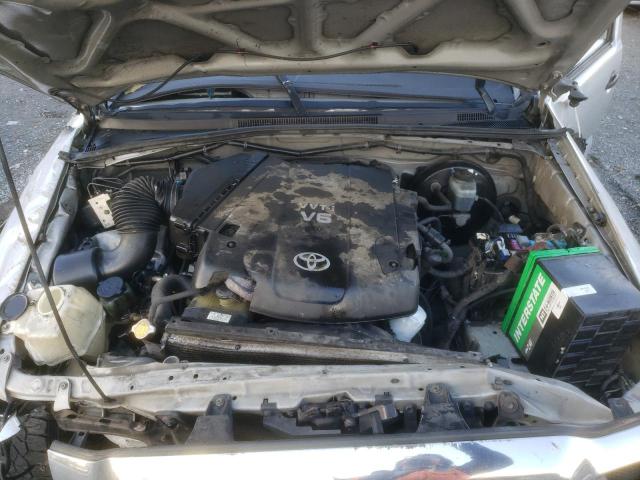 5TEUU42N45Z116895 - 2005 TOYOTA TACOMA ACCESS CAB ვერცხლისფერი ფოტო 11