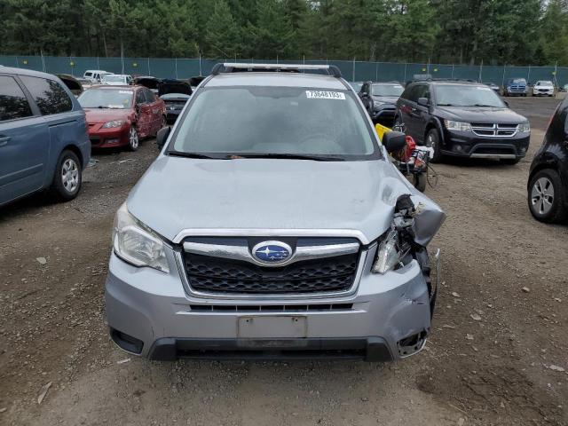 JF2SJAAC4EH498489 - 2014 SUBARU FORESTER 2.5I SILVER photo 5