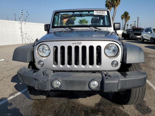 1C4GJWAG8JL917973 - 2018 JEEP WRANGLER SPORT GRAY photo 5