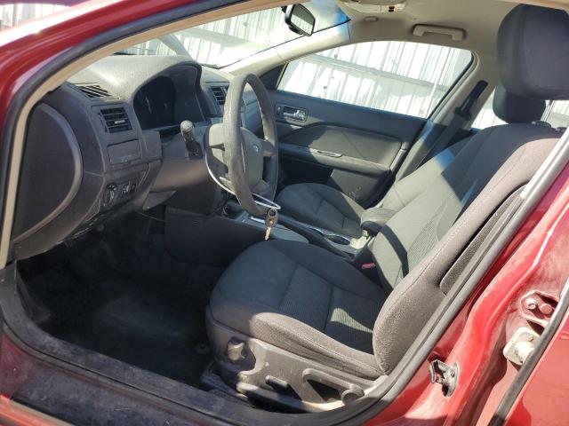 3FAHP0HA0AR278738 - 2010 FORD FUSION SE RED photo 7