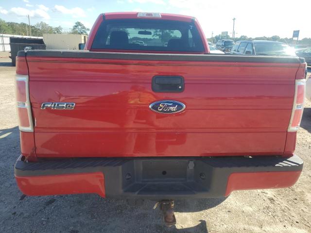 1FTRF12W09KB23991 - 2009 FORD F150 წითელი ფოტო 6