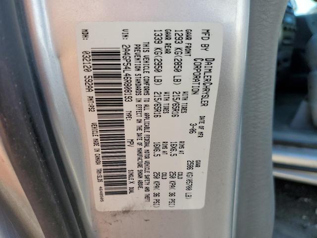 2A4GP54L46R808193 - 2006 CHRYSLER TOWN & COU TOURING 银色 照片 13