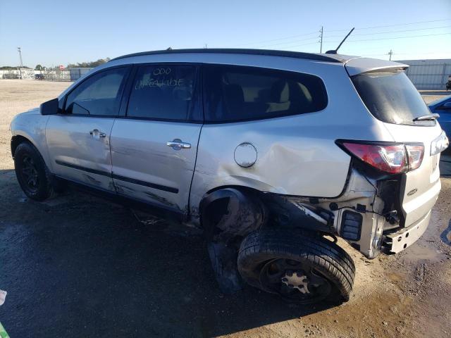 1GNKRFED8FJ275378 - 2015 CHEVROLET TRAVERSE LS SILVER photo 2