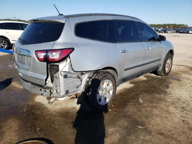 1GNKRFED8FJ275378 - 2015 CHEVROLET TRAVERSE LS SILVER photo 3