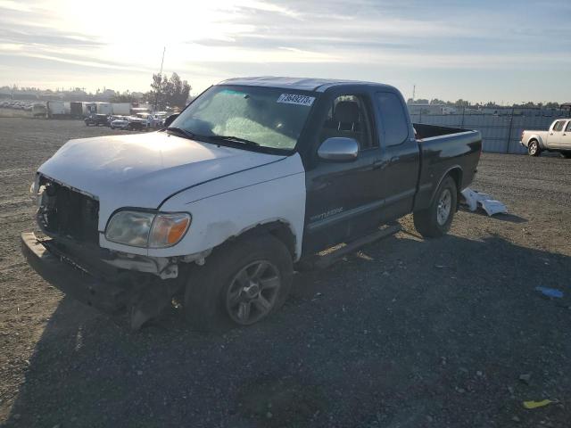 5TBRT34155S469844 - 2005 TOYOTA TUNDRA ACCESS CAB SR5 WHITE photo 1