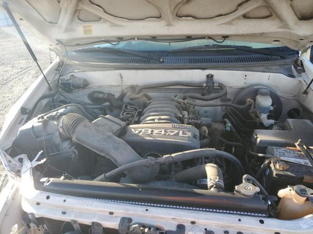 5TBRT34155S469844 - 2005 TOYOTA TUNDRA ACCESS CAB SR5 WHITE photo 11