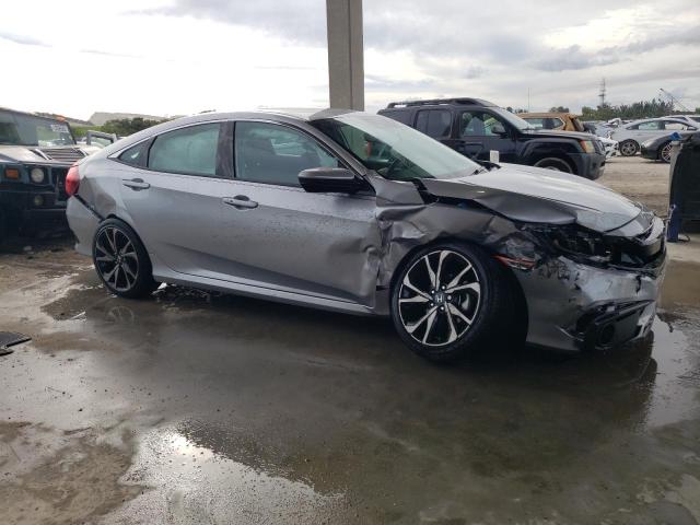 2HGFC2F86MH515405 - 2021 HONDA CIVIC SPORT 银色 照片 4