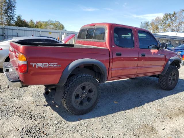 5TEGN92N61Z824390 - 2001 TOYOTA TACOMA DOUBLE CAB PRERUNNER RED photo 3