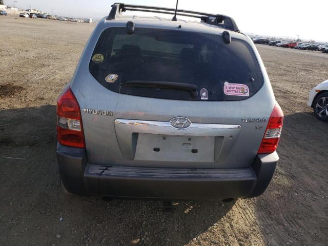 KM8JN12D37U476592 - 2007 HYUNDAI TUCSON SE BLUE photo 6