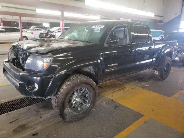 3TMMU52N39M011757 - 2009 TOYOTA TACOMA DOUBLE CAB LONG BED BLACK photo 1