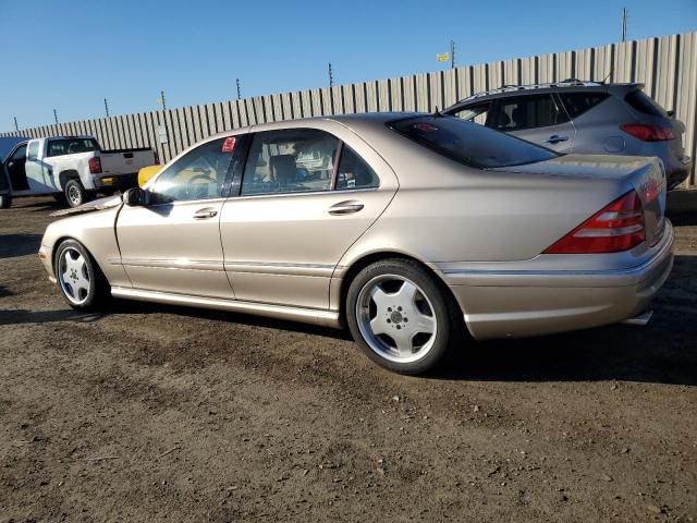 WDBNG73J92A261864 - 2002 MERCEDES-BENZ S 55 AMG GOLD photo 2