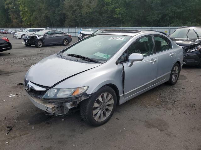 2HGFA1F90AH519101 - 2010 HONDA CIVIC EXL ვერცხლისფერი ფოტო 1