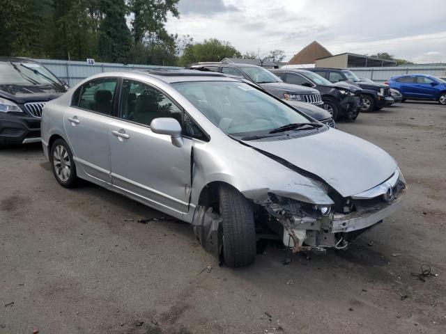 2HGFA1F90AH519101 - 2010 HONDA CIVIC EXL ვერცხლისფერი ფოტო 4
