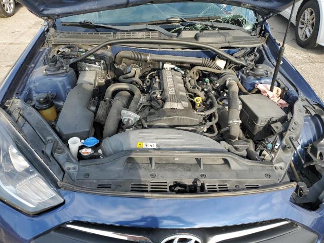 KMHHT6KD8EU118922 - 2014 HYUNDAI GENESIS CO 2.0T BLUE photo 11