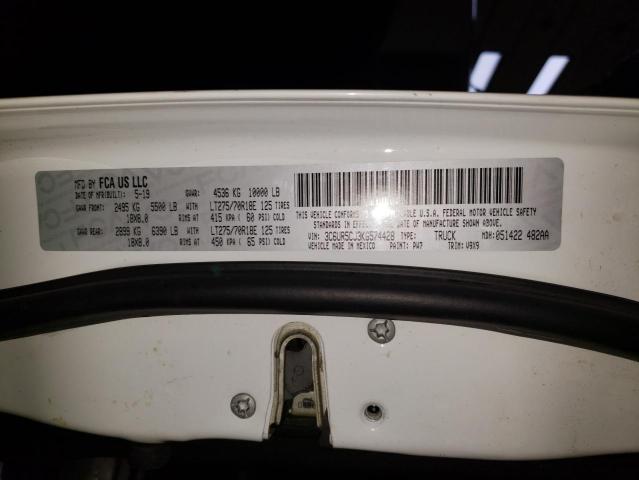 3C6UR5CJ3KG574428 - 2019 RAM 2500 TRADESMAN Beyaz fotoğraf 12