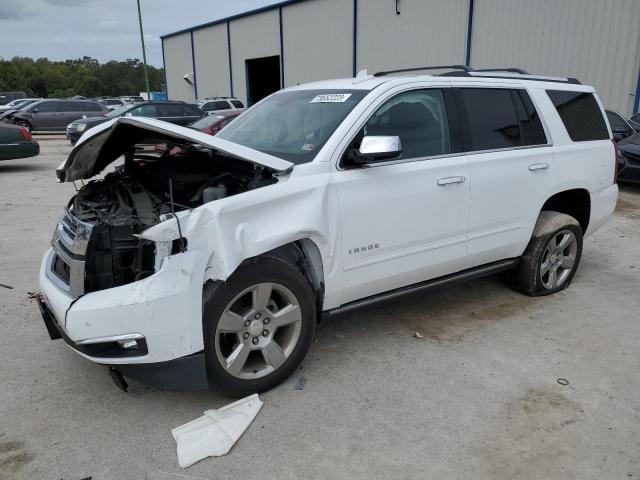 1GNSKCKC7KR285135 - 2019 CHEVROLET TAHOE K1500 PREMIER WHITE photo 1