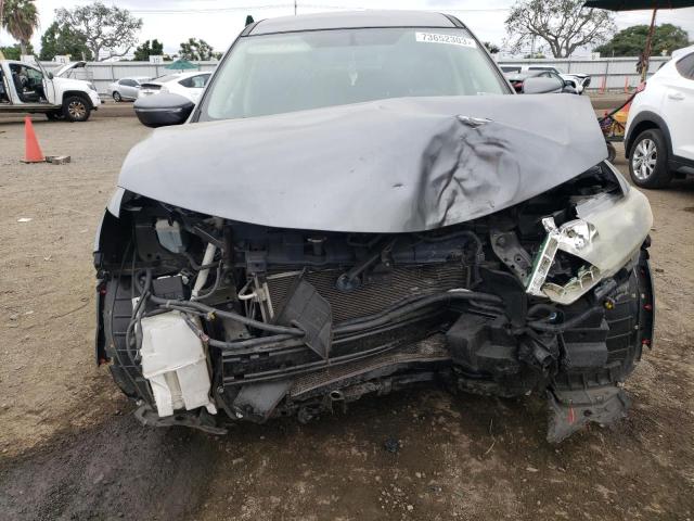 5N1AT2MT6FC784683 - 2015 NISSAN ROGUE S GRAY photo 5