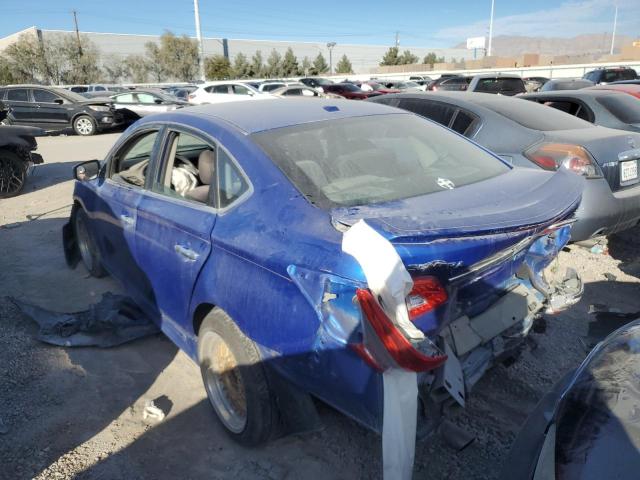 3N1AB7AP8DL662584 - 2013 NISSAN SENTRA S BLUE photo 2