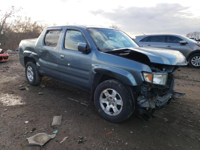 2HJYK16578H512122 - 2008 HONDA RIDGELINE RTL BLUE photo 4