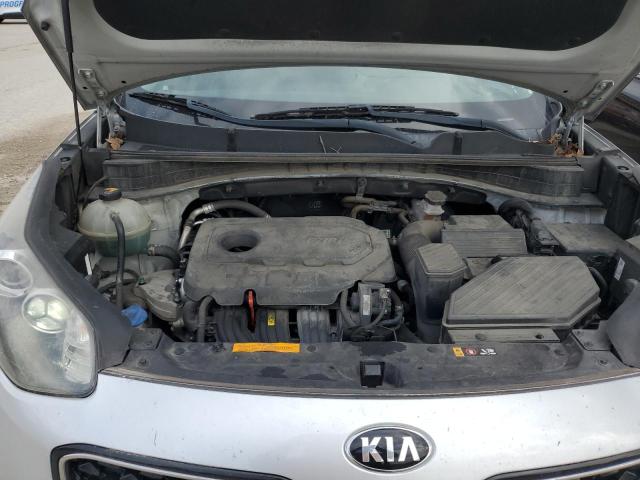 KNDPN3ACXH7233459 - 2017 KIA SPORTAGE EX SILVER photo 12