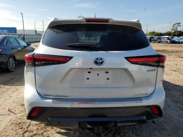 5TDYARAH6NS511466 - 2022 TOYOTA HIGHLANDER HYBRID LIMITED WHITE photo 6