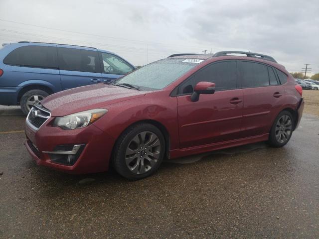 JF1GPAU62F8236714 - 2015 SUBARU IMPREZA SPORT MAROON photo 1