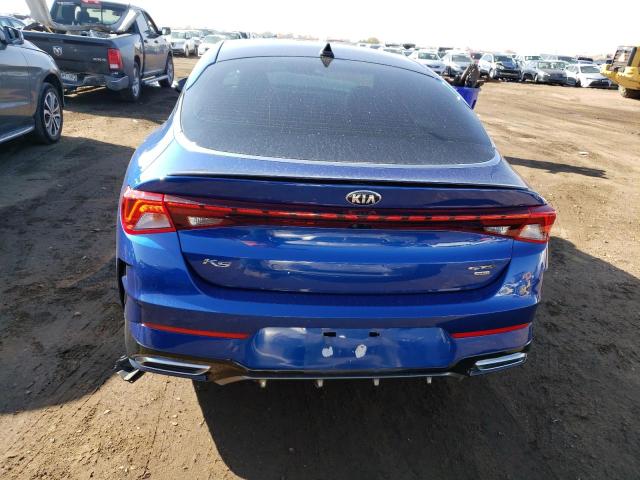 5XXG64J29MG072131 - 2021 KIA K5 GT LINE BLUE photo 6