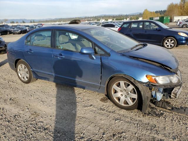 1HGFA16527L031261 - 2007 HONDA CIVIC LX BLUE photo 4