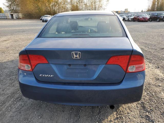 1HGFA16527L031261 - 2007 HONDA CIVIC LX BLUE photo 6