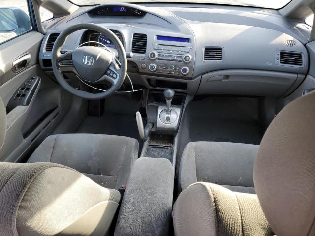 1HGFA16527L031261 - 2007 HONDA CIVIC LX BLUE photo 8