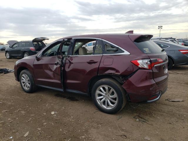 5J8TB4H56GL012954 - 2016 ACURA RDX TECHNOLOGY BURGUNDY photo 2