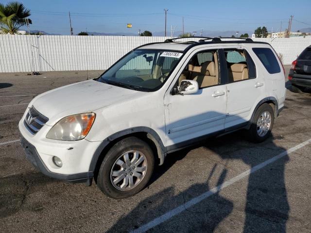 JHLRD78936C018185 - 2006 HONDA CR-V SE WHITE photo 1