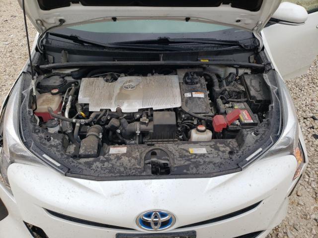 JTDKARFU7G3010330 - 2016 TOYOTA PRIUS WHITE photo 11