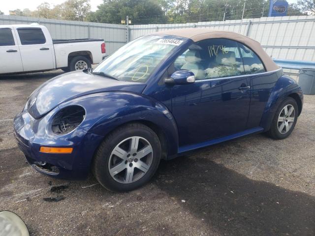 3VWRF31Y56M309400 - 2006 VOLKSWAGEN NEW BEETLE CONVERTIBLE OPTION PACKAGE 1 BLUE photo 1