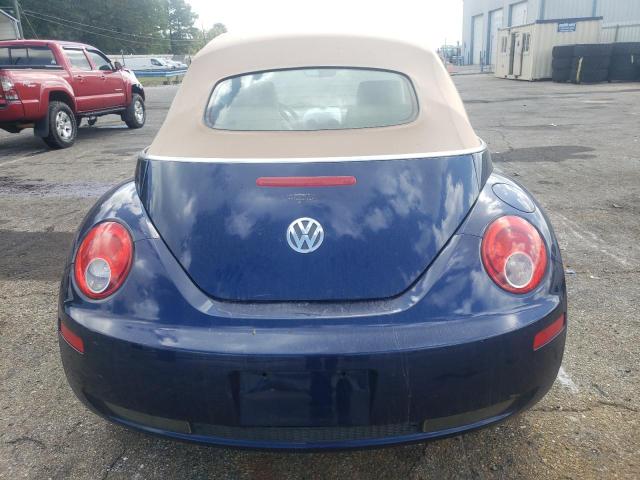 3VWRF31Y56M309400 - 2006 VOLKSWAGEN NEW BEETLE CONVERTIBLE OPTION PACKAGE 1 BLUE photo 6