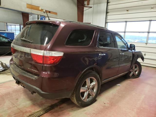 1C4SDJET2CC205103 - 2012 DODGE DURANGO CITADEL BURGUNDY photo 3